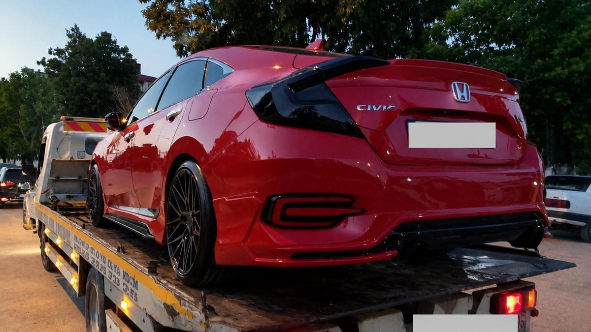 Otomobille drift yapan ve makas atan alkollü sürücüye 257 bin lira ceza