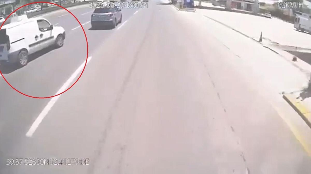 Ankara'da 1 kişinin öldüğü kazanın görüntüleri ortaya çıktı