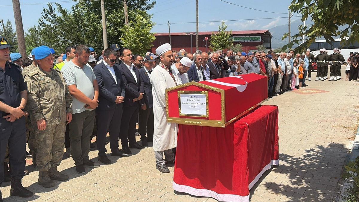 Kıbrıs gazisi son yolculuğuna uğurlandı