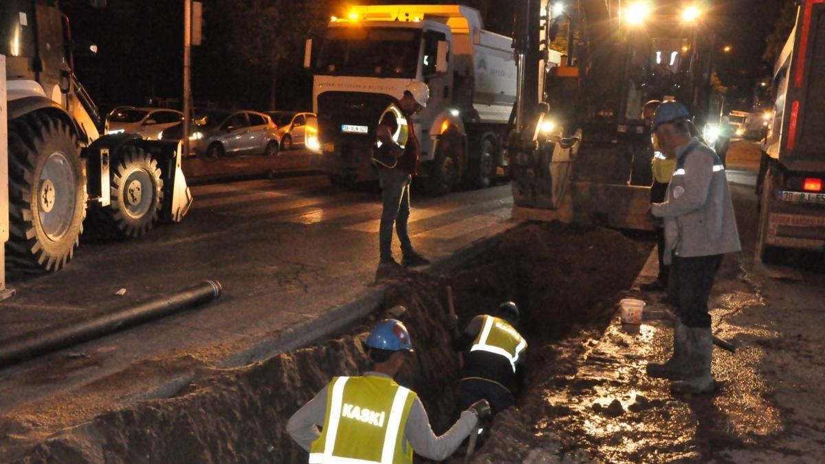 Alpaslan Mahallesi’nde içme suyu şebeke hattı çalışmalarının ilk etabı tamamlandı