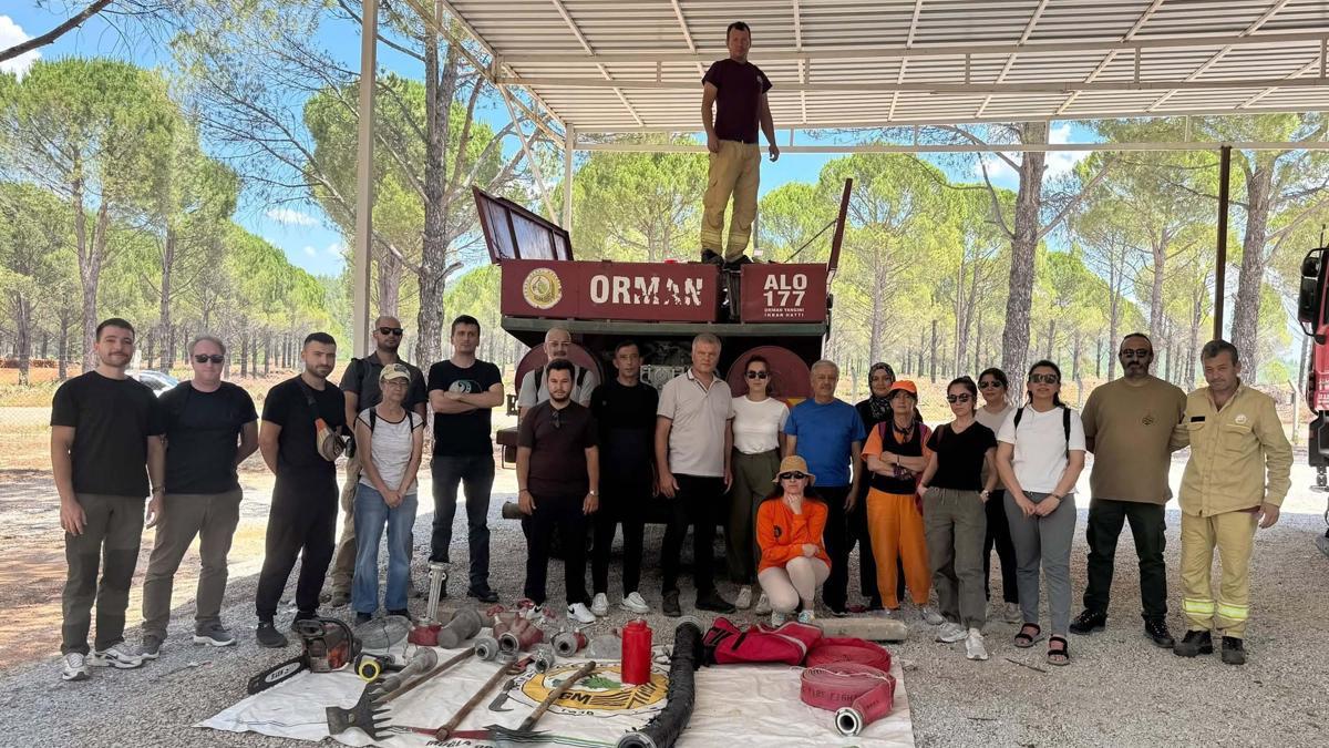 Muğla'da orman yangın gönüllülerine eğitim