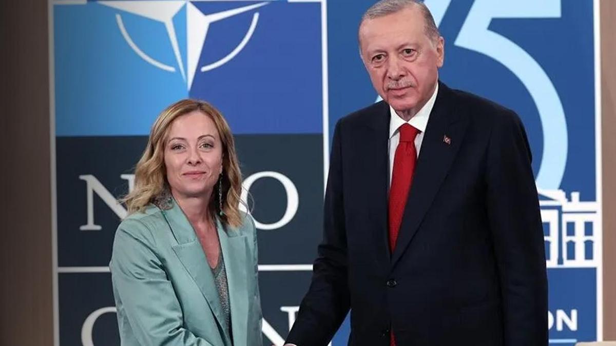 SON DAKİKA | Cumhurbaşkanı Erdoğan ile Meloni görüştü: Müttefikler arasındaki bağ güçlendirilmeli