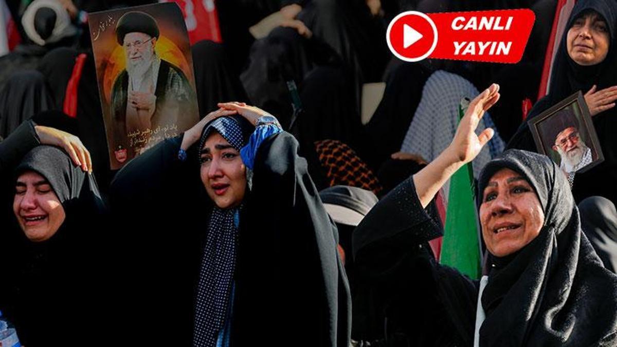 İran'da milyonlar sokakta! Hamaney'e veda töreni: Tahran'da intikam yemini