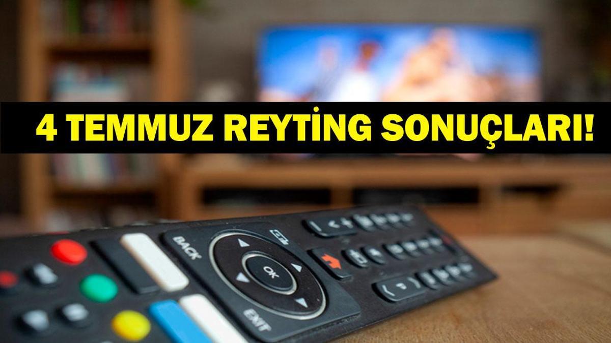 4 TEMMUZ REYTİNG SONUÇLARI 2026 | Reyting Birincisi Kim Oldu? Beyaz'la Joker, Tam Gaz, Altı Üstü İstanbul, Güldür Güldür Show, Kanada - Fas, Paraguay - Fransa, İllegal Hayatlar, MasterChef Türkiye Reyting Sonucu