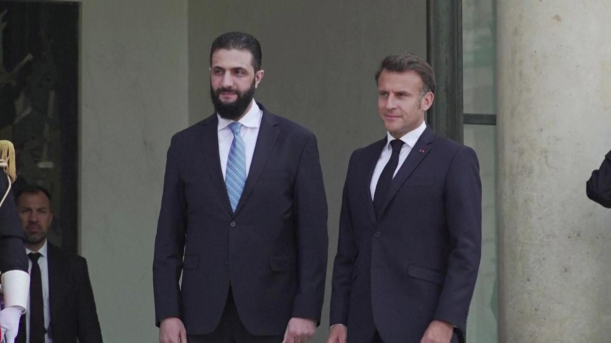 SON DAKİKA... Şam'da Macron'un otelinin yakınında patlama