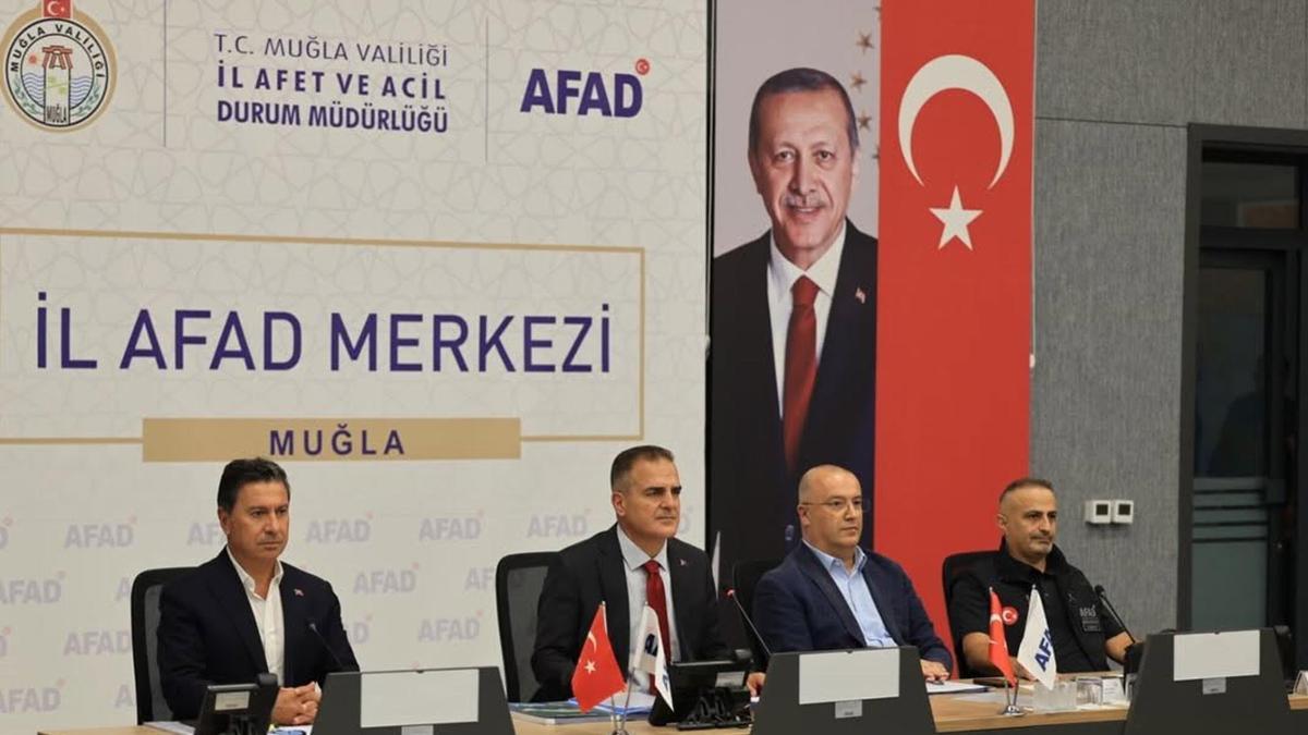 Muğla'da afetlere karşı yol haritası masaya yatırıldı haber görseli