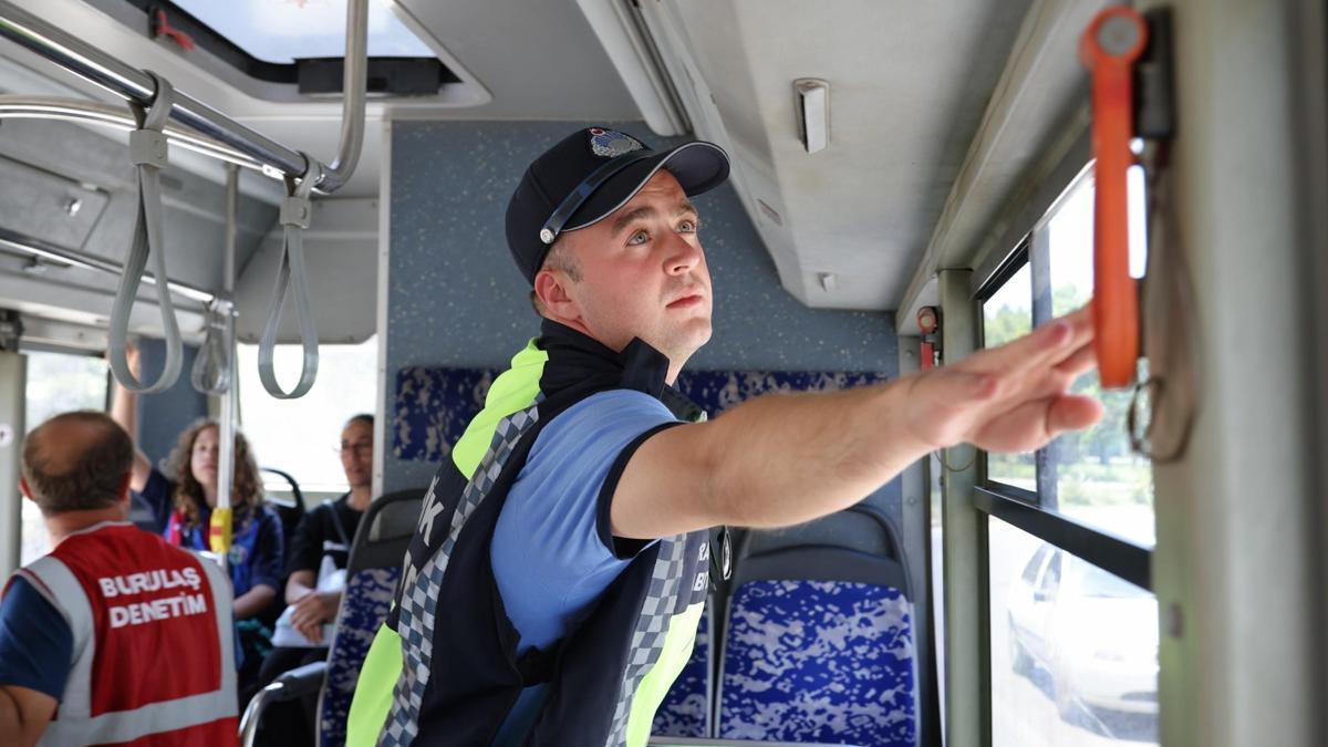 Büyükşehir’de toplu taşıma araçlarına klima denetimi