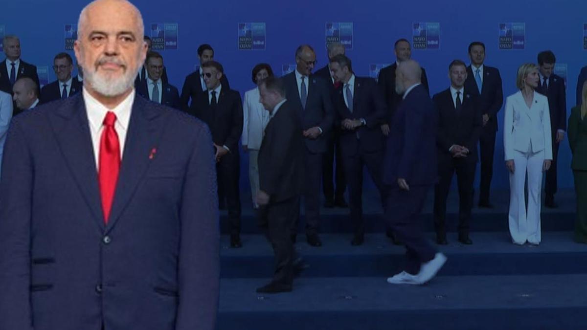 NATO aile fotoğrafı çekilirken yaşananlar: Rama salona girince dedikodu başladı! Meloni, Trump’ın yüzüne bakmadı…