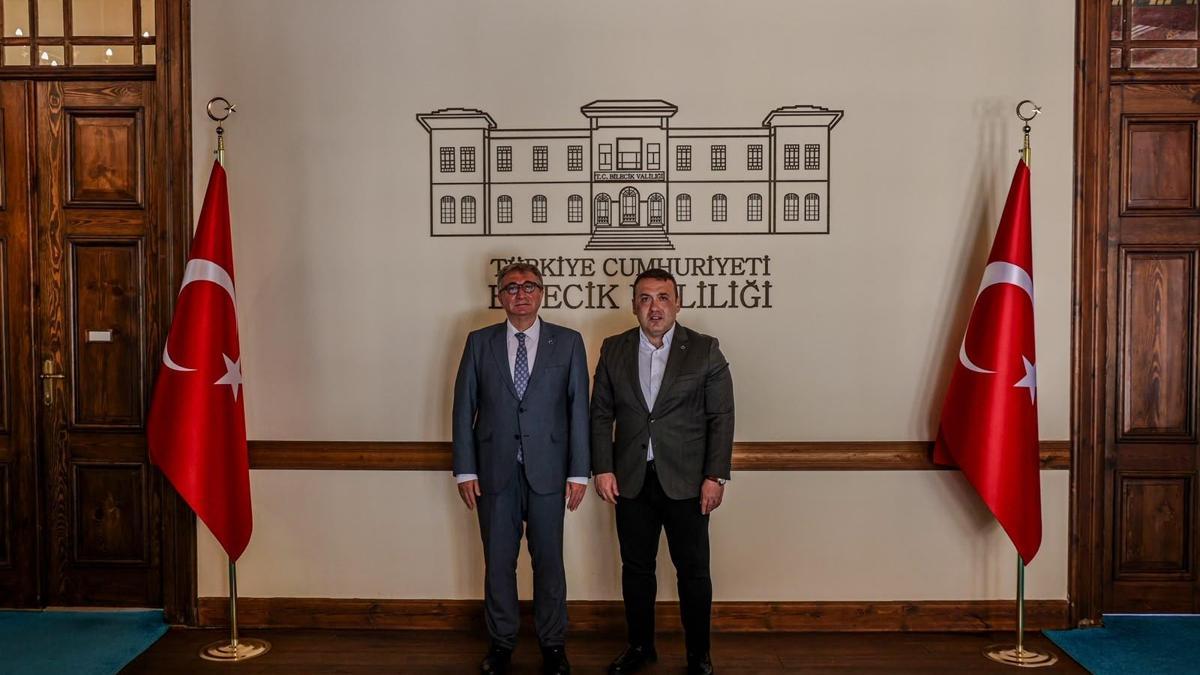 Bilecik Valisi Sözer, Bozüyük Kaymakamı Helvacı'yı kabul etti
