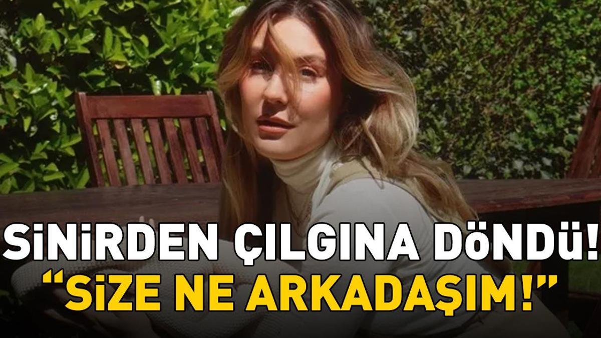 Ege Kökenli sinirden çılgına döndü: 'Tuhaf yorumlar yazıyorsunuz... Size ne arkadaşım!'