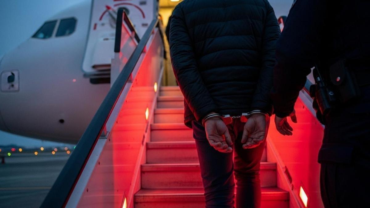 İçişleri Bakanlığı binası önünde açıklama yapan yetkililer.