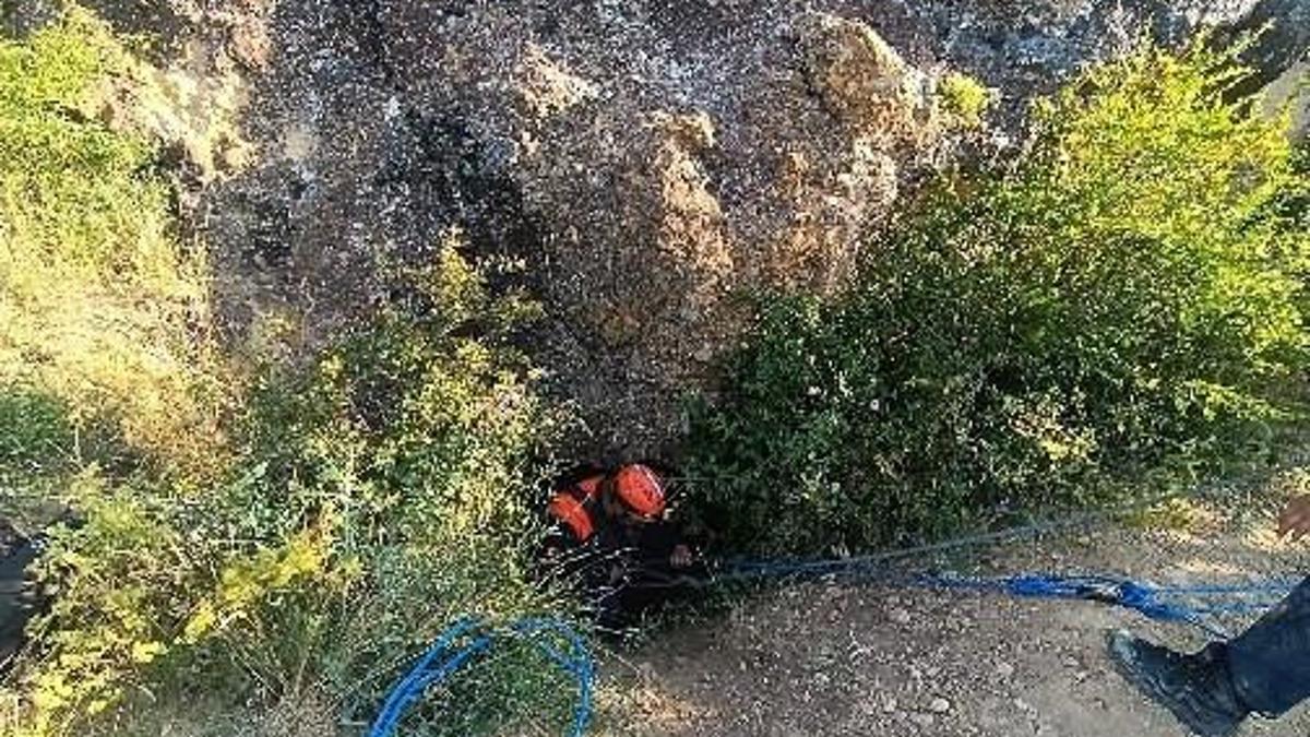 Mağarada mahsur kaldığı iddia edilen kişiyi kurtarma çalışmaları yeniden başlatıldı