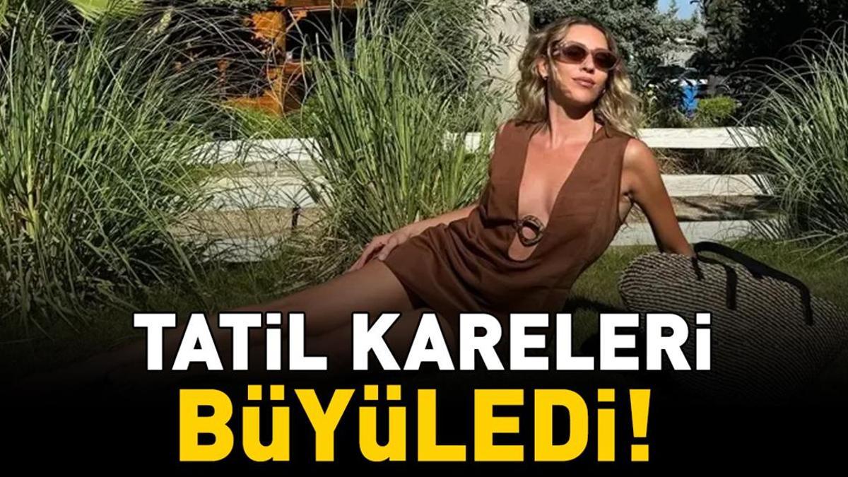 Kenan İmirzalıoğlu'nun güzeller güzeli eşi Sinem Kobal'dan tatil pozları! Lalin ve Leyla'nın keyfi yerinde haber görseli