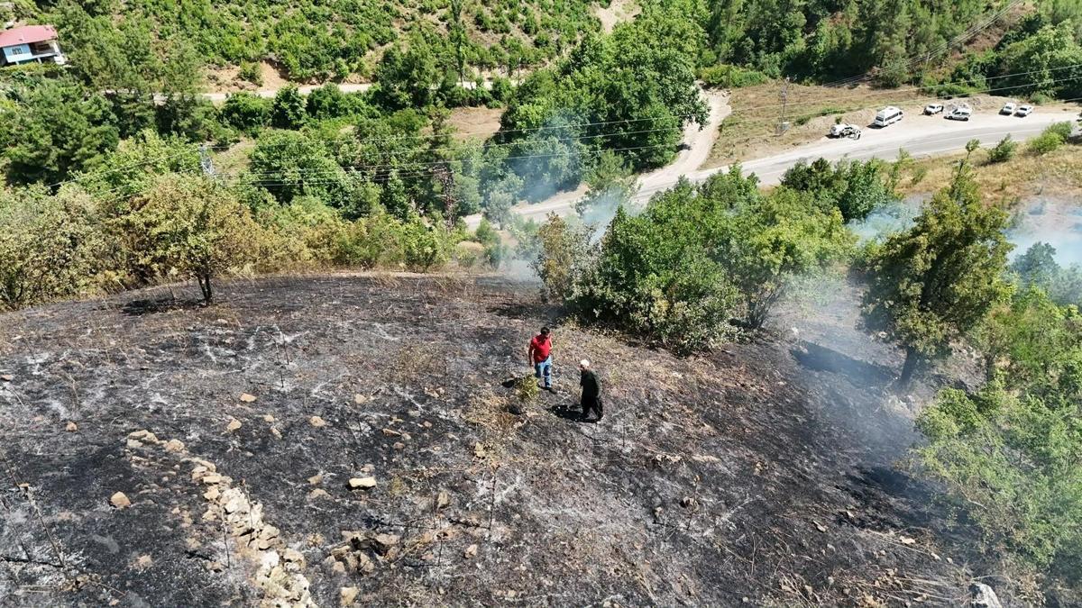 Adana'nın Feke ilçesinde orman yangını çıktı haber görseli