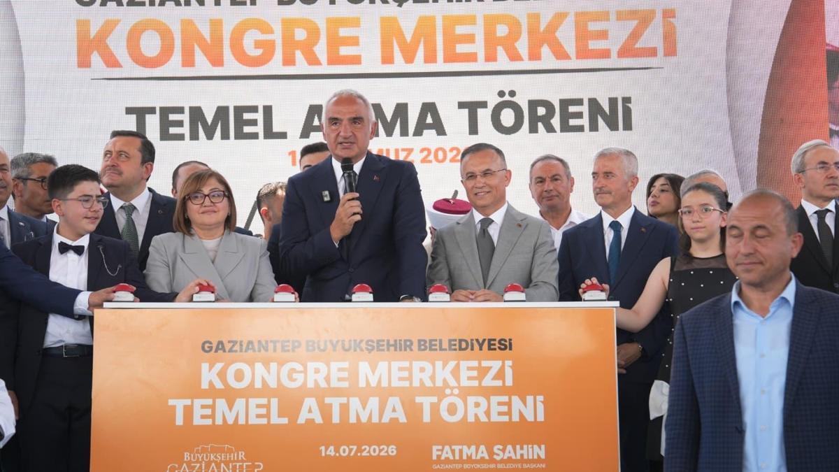 Gaziantep'e yeni kongre, kültür ve fuar merkezi için ilk adım atıldı