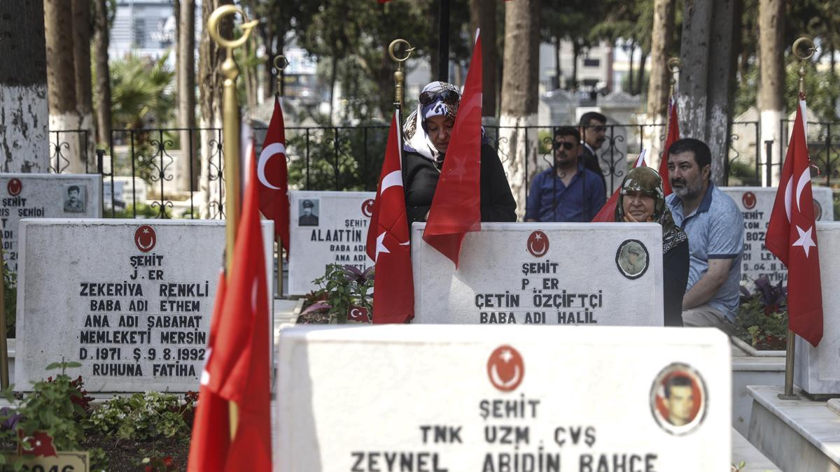 Mersin, Hatay ve Osmaniye'de 15 Temmuz dolayısıyla şehitlikler ziyaret edildi haber görseli