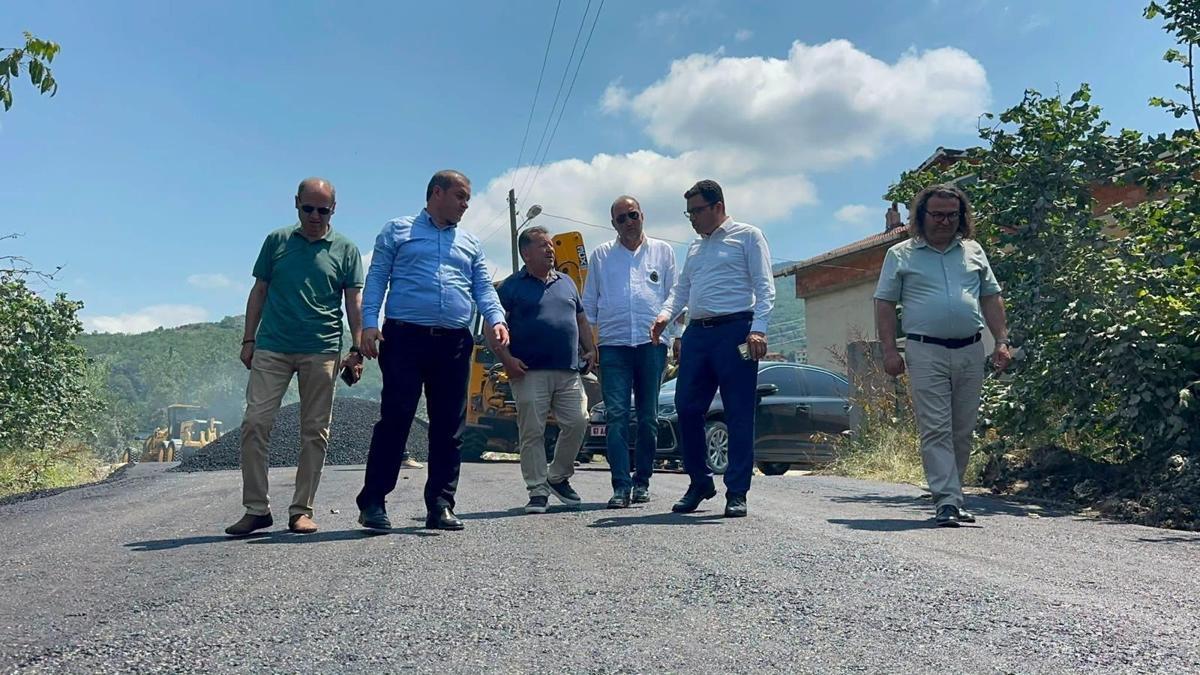 Alaplı'da 10 kilometre asfalt döküldü haber görseli