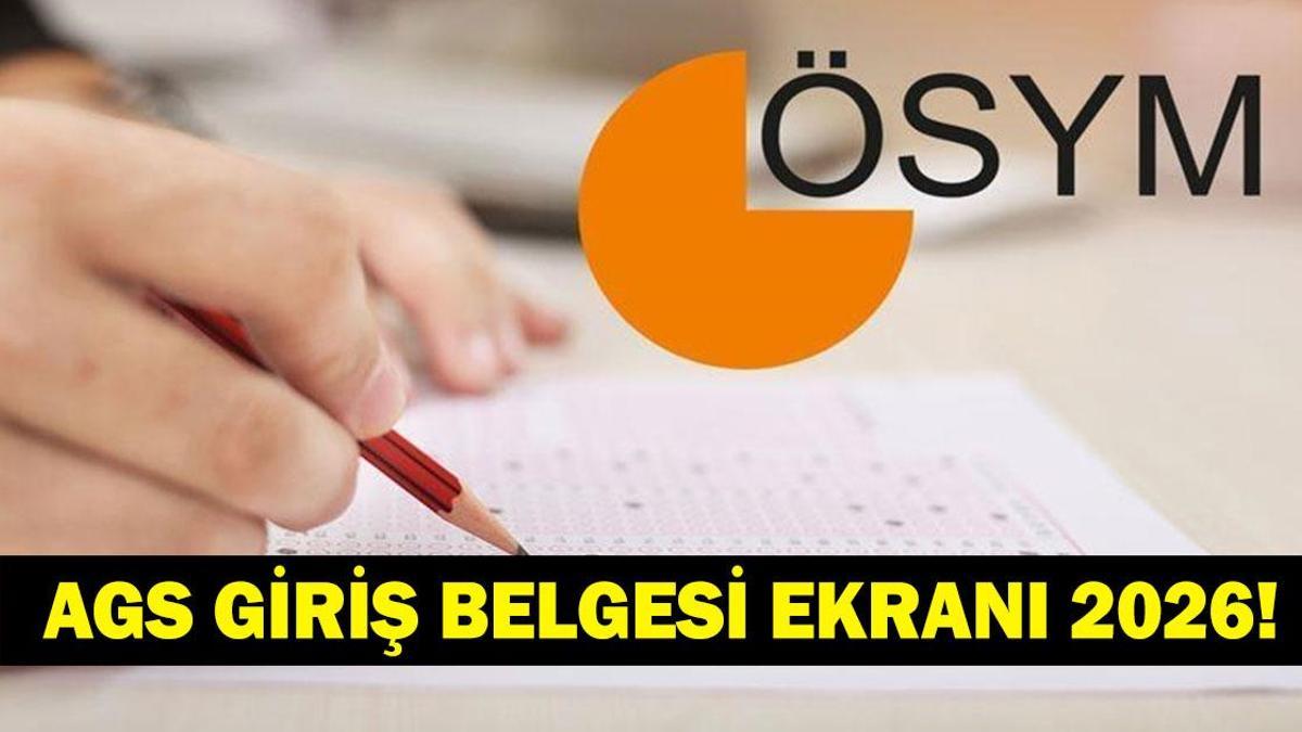 MEB-AGS ve ÖABT sınav giriş belgelerinin ÖSYM tarafından erişime açıldığını gösteren duyuru görseli.