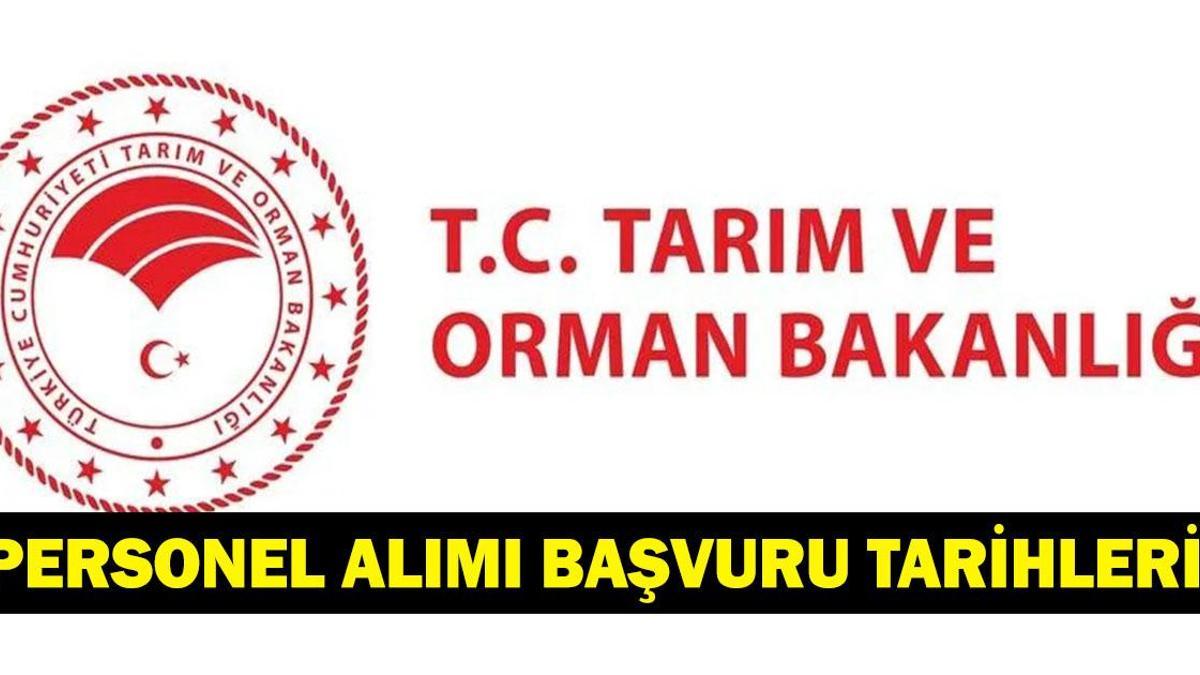 TARIM VE ORMAN BAKANLIĞI PERSONEL ALIMI 2026: Tarım ve Orman Bakanlığı personel alımı ne zaman? Tarım Bakanlığı personel alımı başvuru şartları neler?