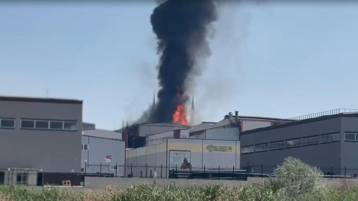 Ankara'da fabrika yangını haber görseli