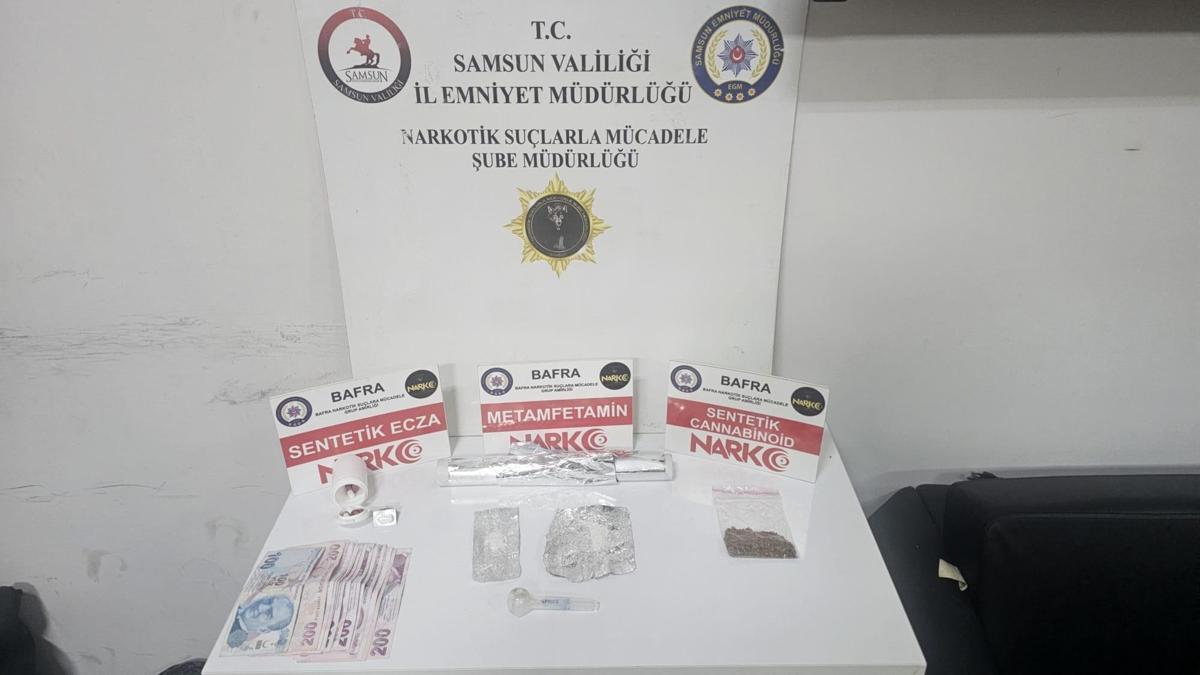 Bafra'da uyuşturucu operasyonu: 2 gözaltı haber görseli
