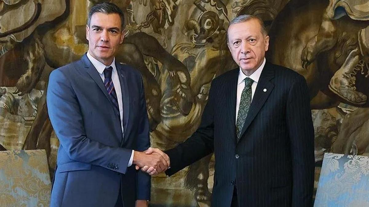 Erdoğan'dan Sánchez'e tebrik telefonu: "Gazze'nin İspanya sevinci çok değerli" haber görseli