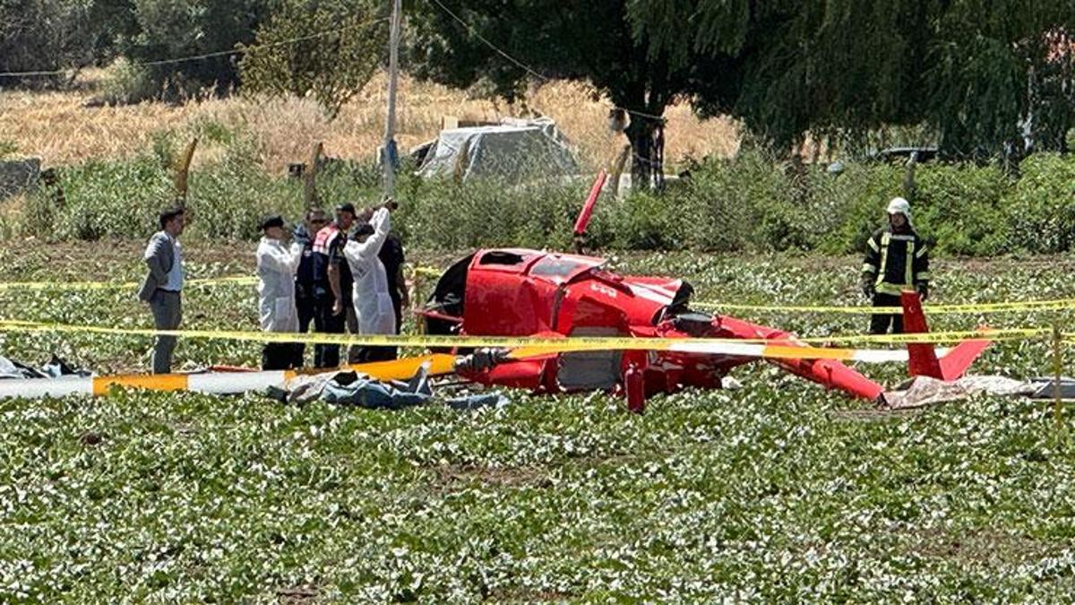 SON DAKİKA! Ankara'da bir eğitim helikopteri düştü: 1 can kaybı