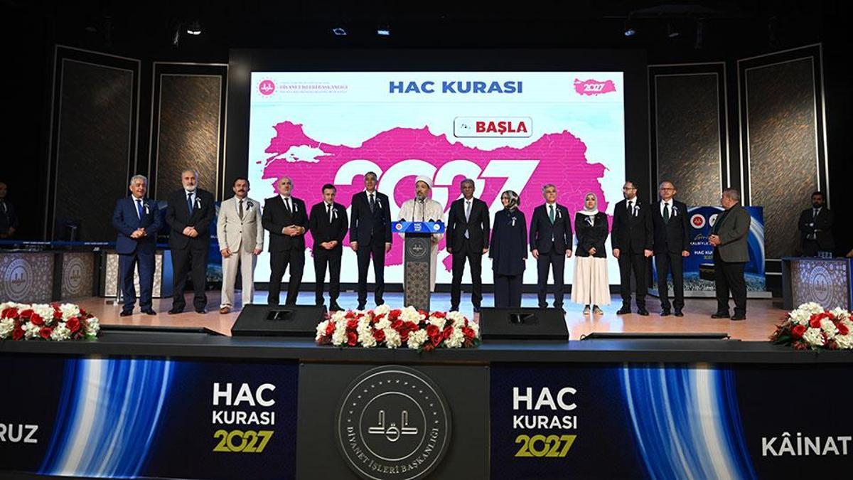 2027 hac kuraları çekildi: Sonuçlar bu ekranda