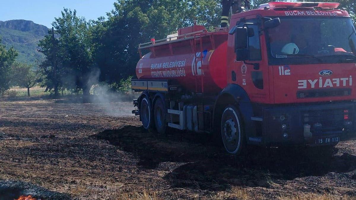 Yangında 20 dönüm zarar gördü haber görseli