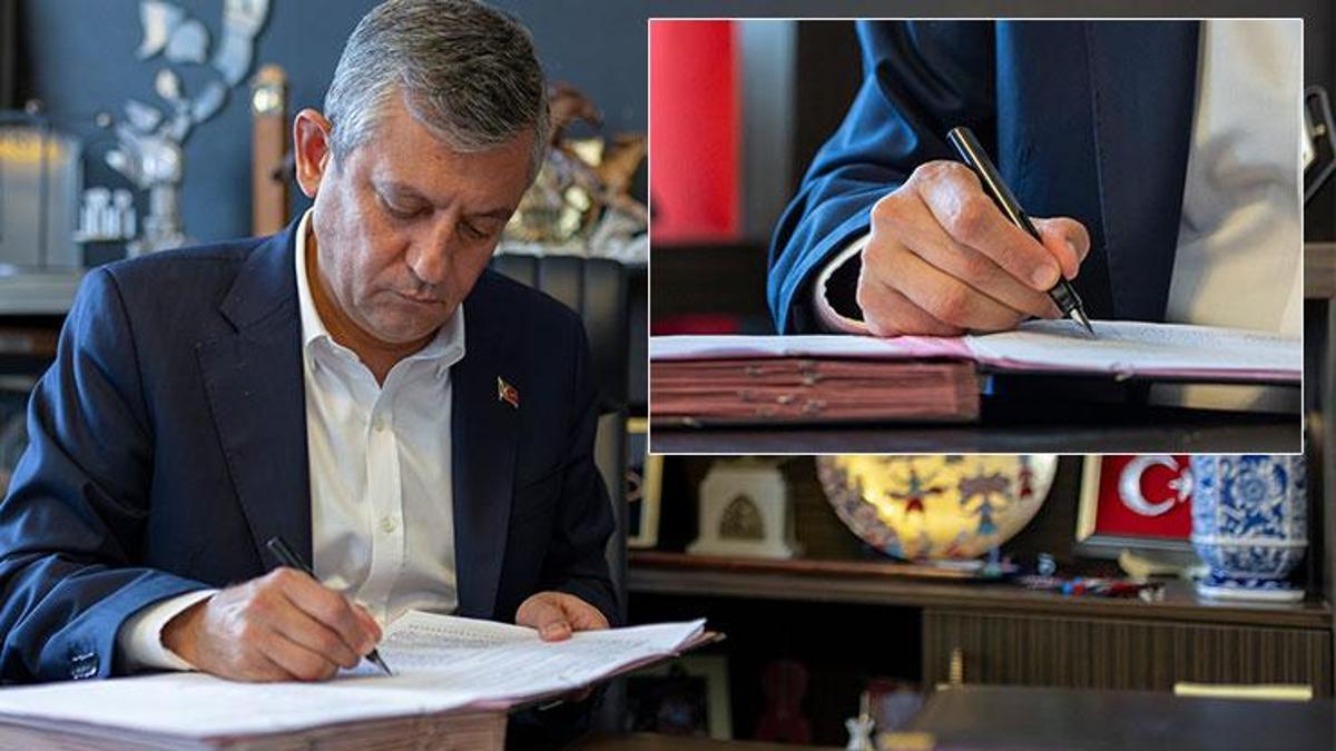 SON DAKİKA... Özgür Özel CHP'den istifa etti! Yeni Parti'nin kuruluş evraklarını imzaladı