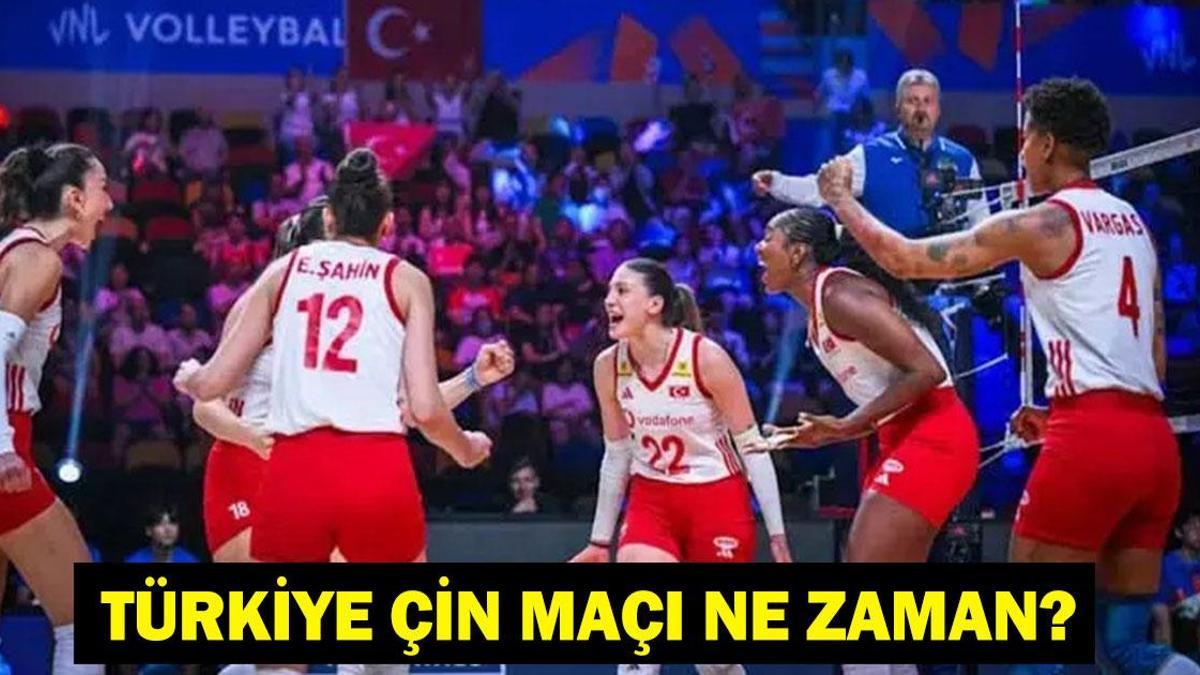TÜRKİYE ÇİN VOLEYBOL MAÇI NE ZAMAN? Filenin Sultanları 2026 VNL yarı final maçı ne zaman, saat kaçta?