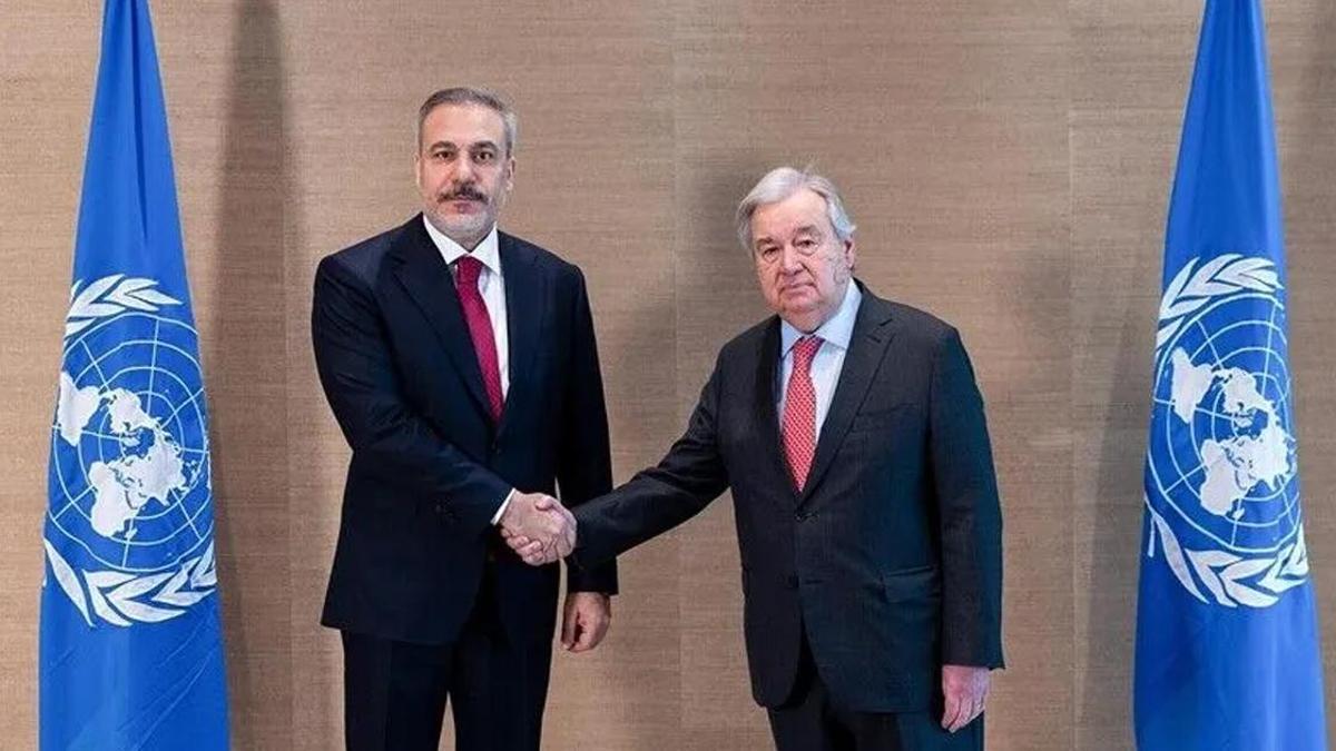 Dışişleri Bakanı Hakan Fidan, BM Genel Sekreteri Guterres ile görüştü haber görseli