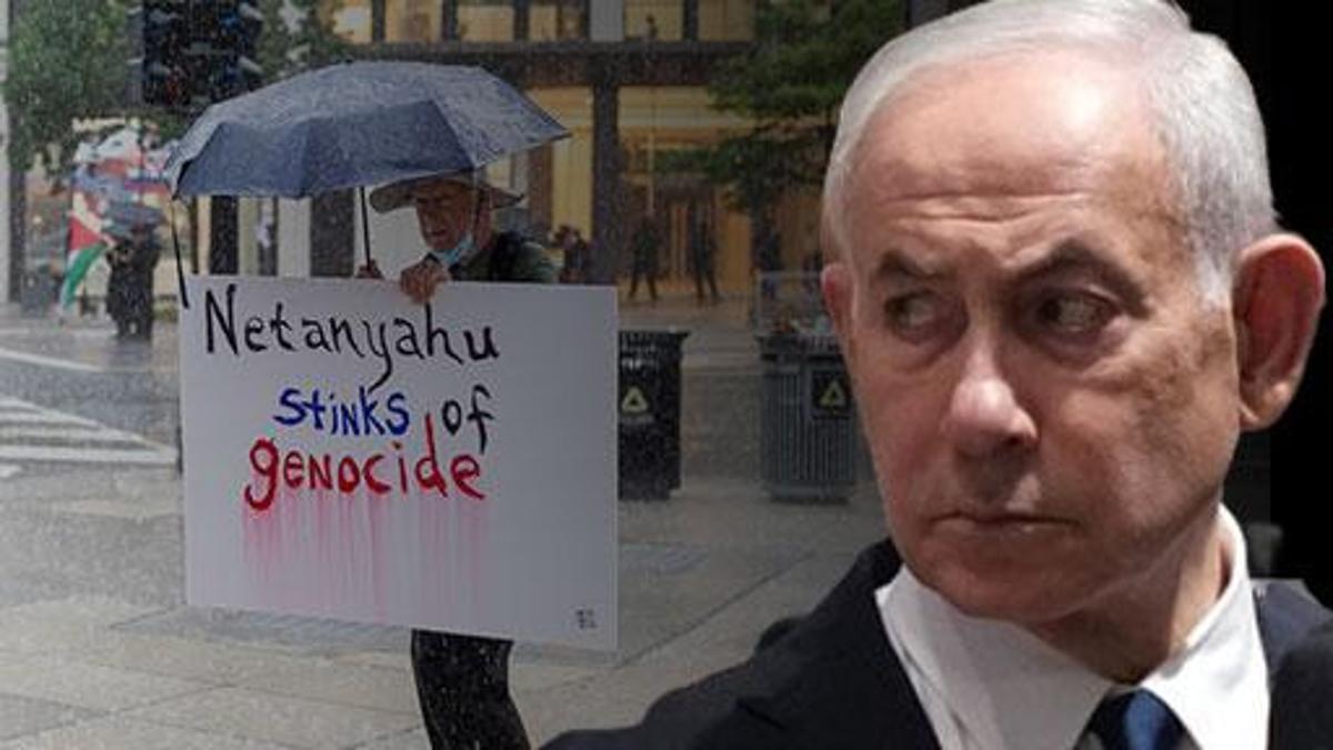 ABD’de Netanyahu’ya şok! Protestocular otelini bastı: “Saklanamazsın"