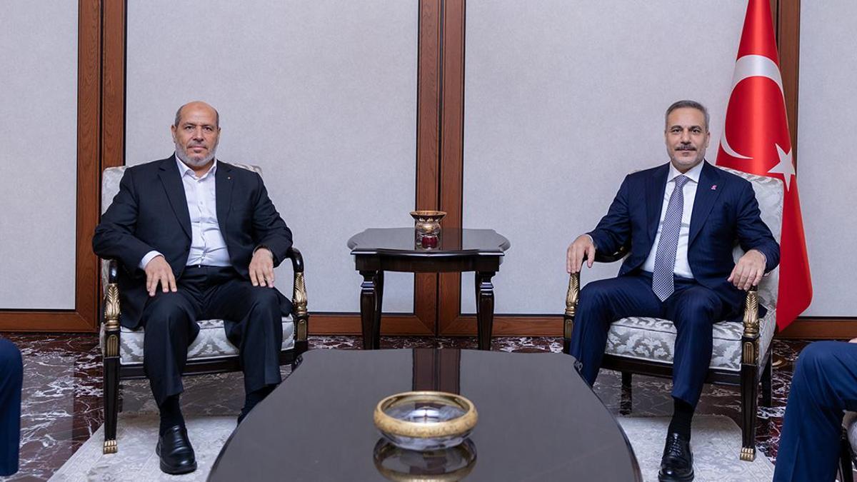 Bakan Fidan, Hamas lideri Halil el-Hayye ile görüştü