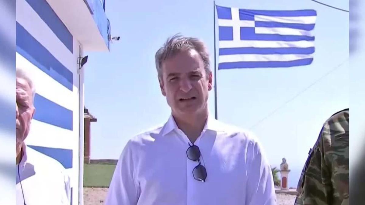 Miçotakis'ten Eşek Adası'na tahrik ziyareti! "Burası Yunanistan'ın değil Avrupa'nın da sınırı" haber görseli