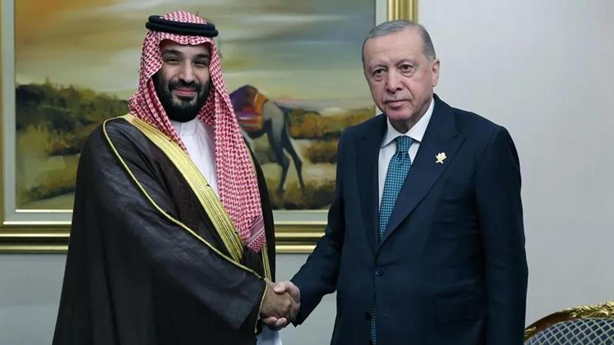Cumhurbaşkanı Erdoğan, Suudi Arabistan Veliaht Prensi Selman ile görüştü
