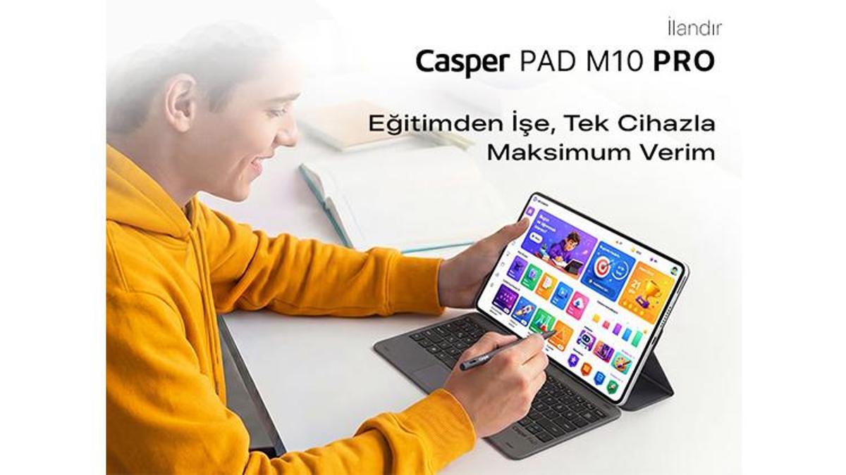 Eğitimden işe, tek cihazla maksimum verim: Casper PAD M10 haber görseli