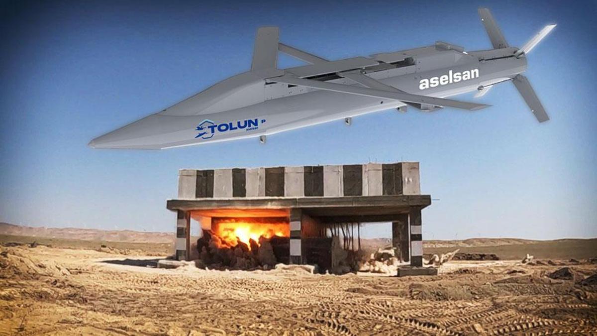 Sığınak delici TOLUN P göreve hazır