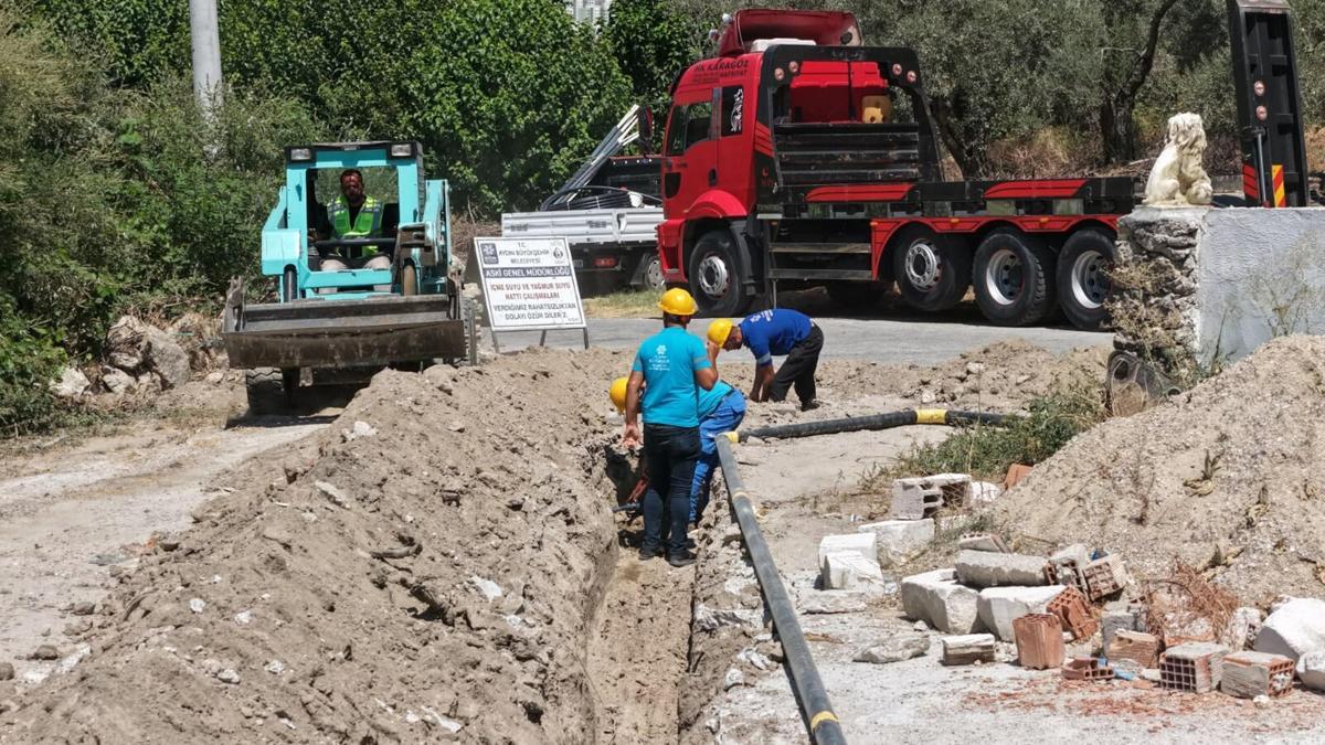 Hacıhamzalar Mahallesi'nde içme suyu hattı yenileniyor haber görseli