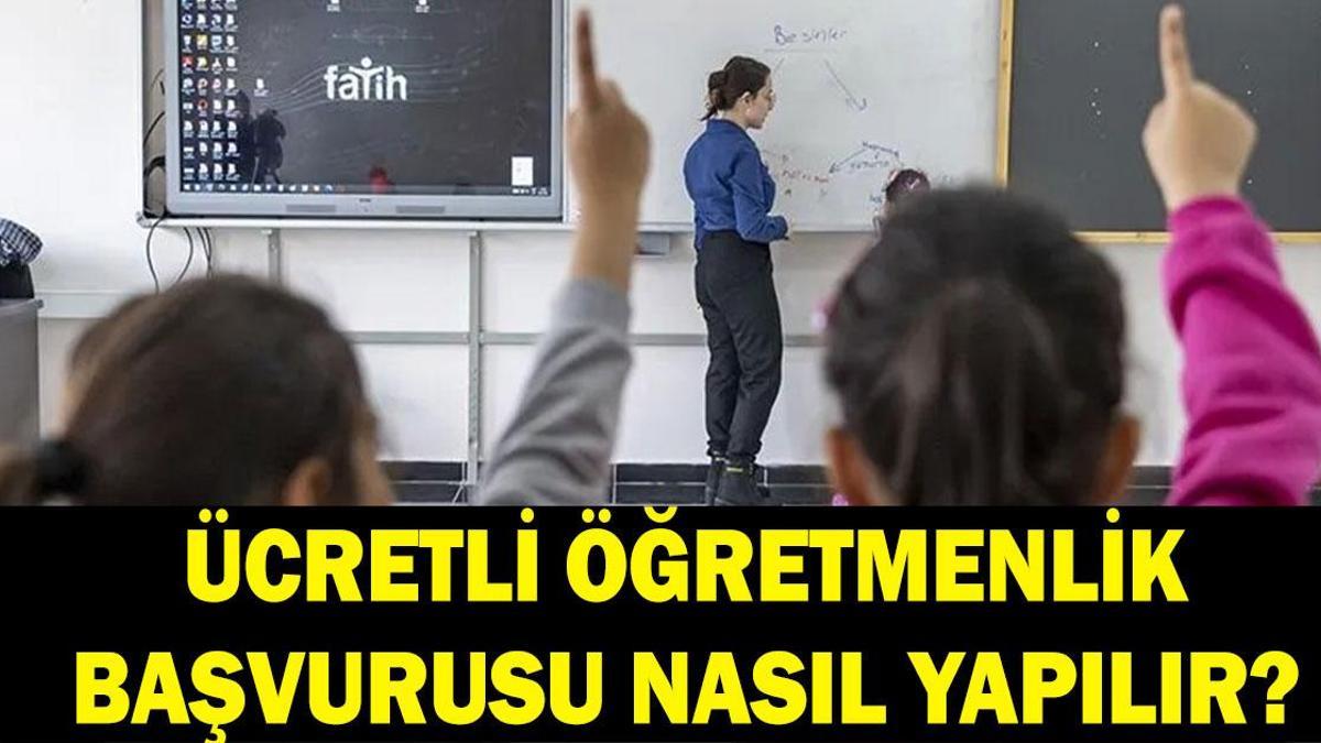 ÜCRETLİ ÖĞRETMENLİK BAŞVURULARI 2026: MEB ücretli öğretmenlik başvuru şartları neler? Ücretli öğretmenlik sonuç sorgulama ekranı haber görseli