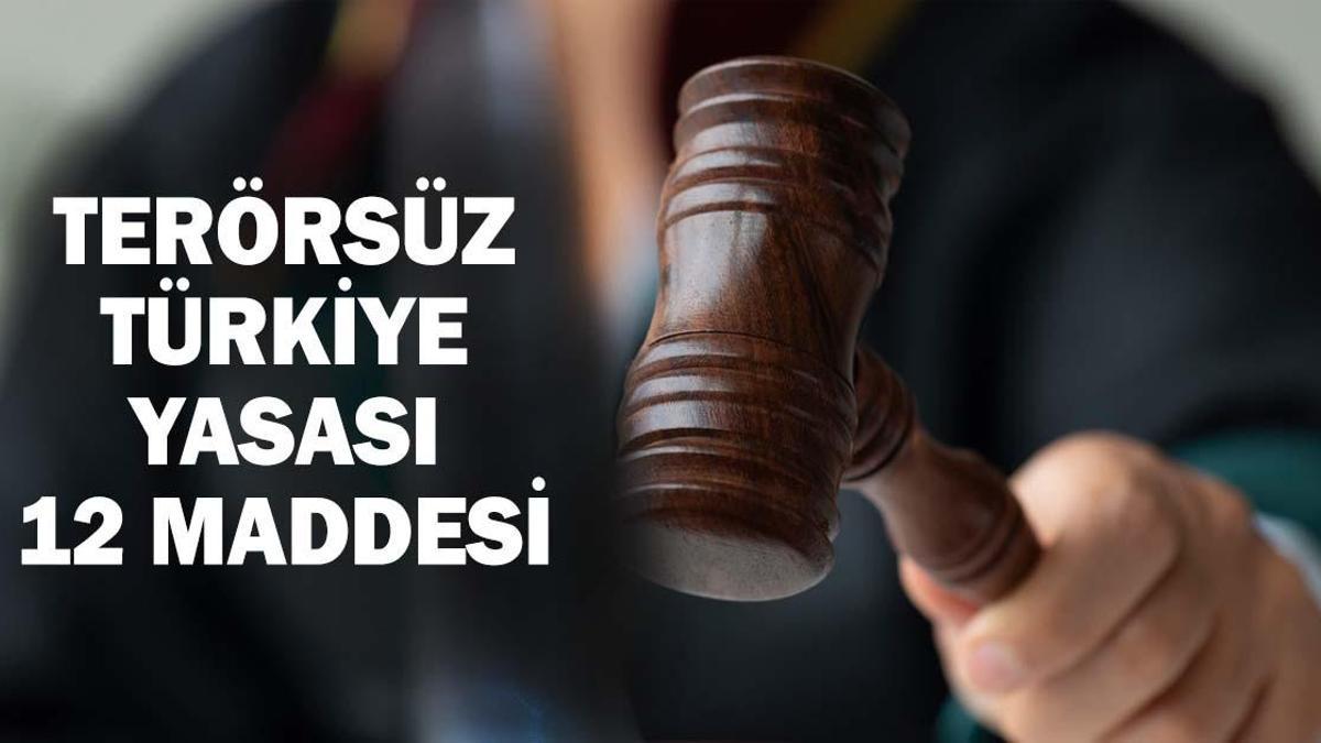 TBMM ÇERÇEVE YASASI 12 MADDESİ | Çerçeve Yasa Kaç Oyla Kabul Edildi, Kimleri, Neleri Kapsıyor? Terörsüz Türkiye Yasası İçeriği ve Şartları!