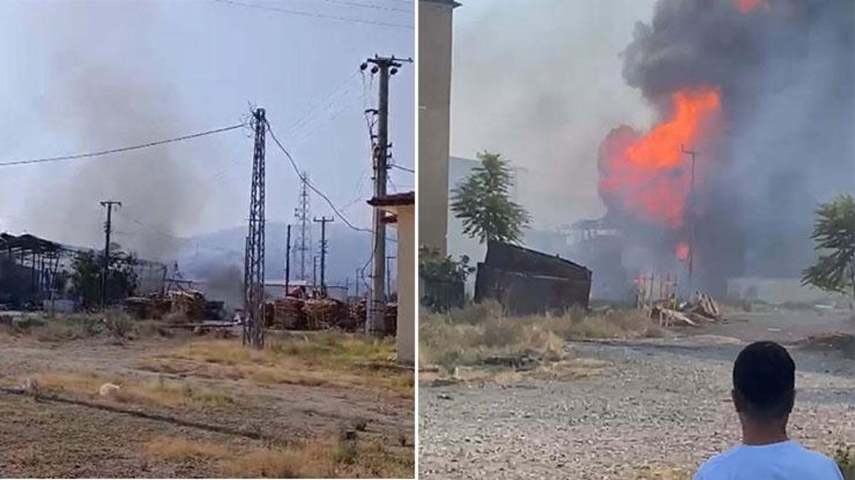 Manisa'da dolum tesisinde patlama