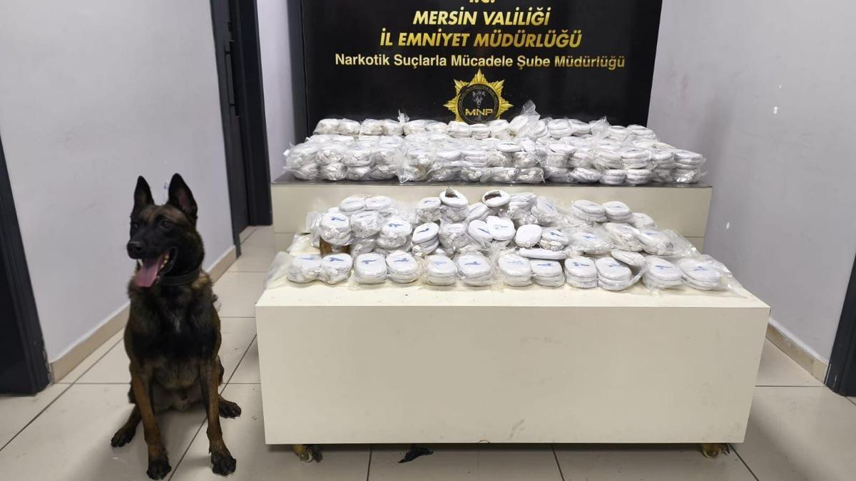 Mersin'de 3,5 kilo kokain, 122 kilo esrar ele geçirildi; 3 gözaltı