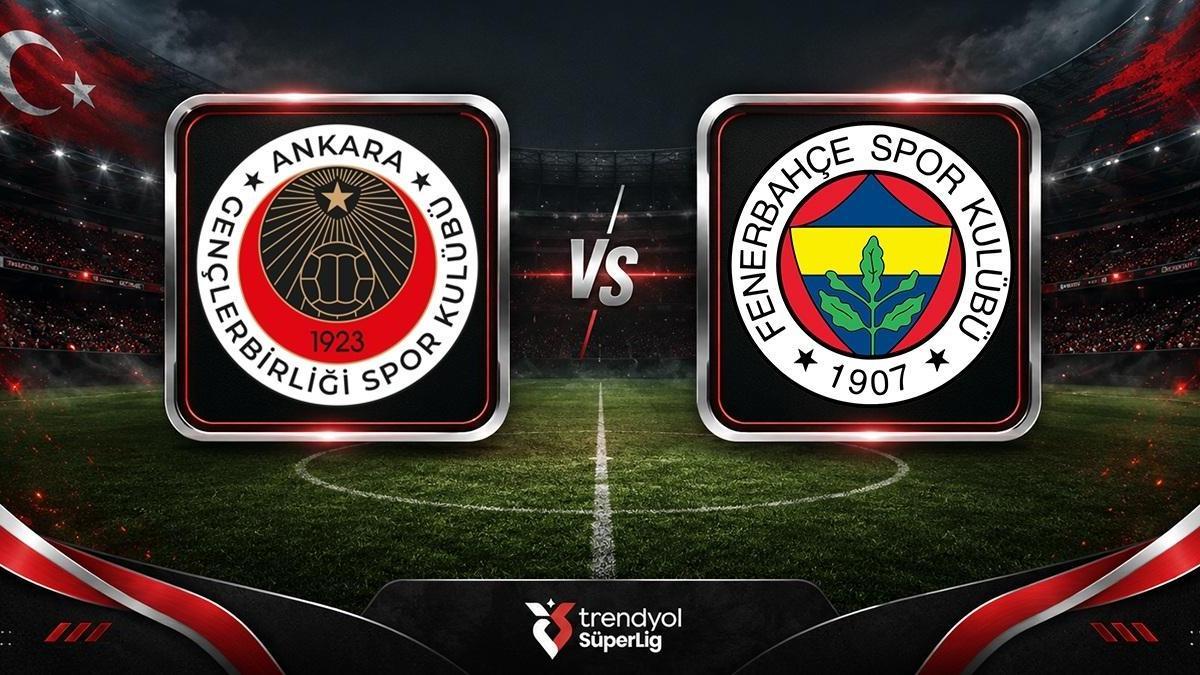 Gençlerbirliği - Fenerbahçe maçına doğru! Muhtemel 11'ler... haber görseli