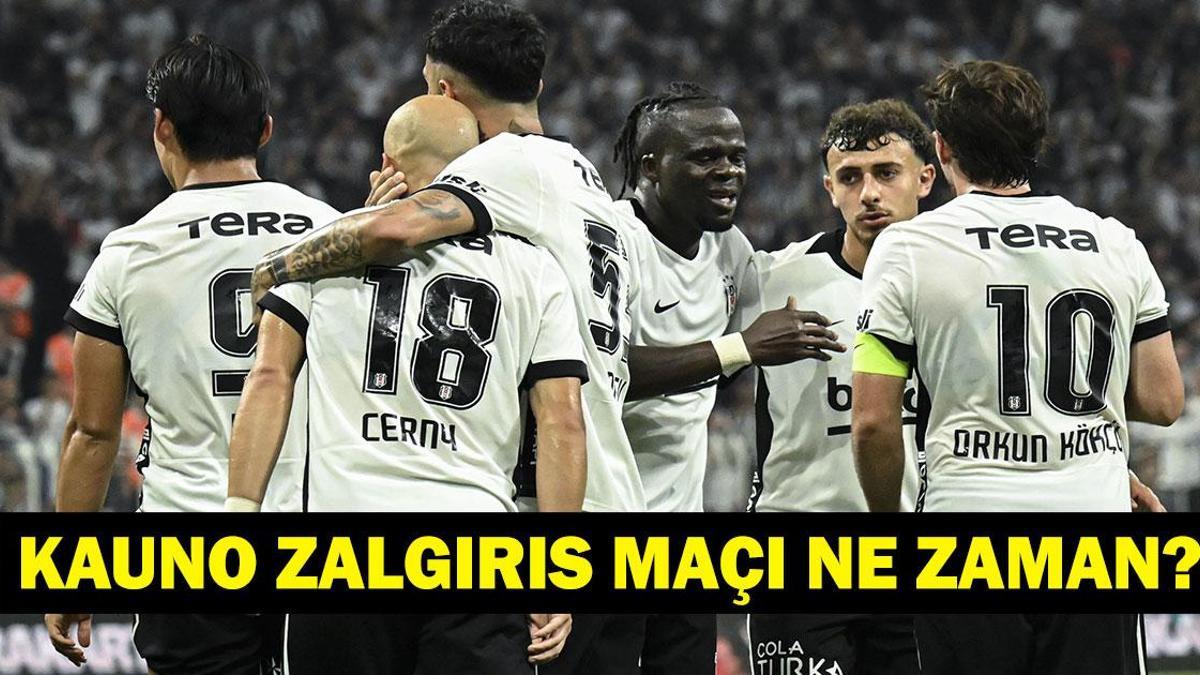 BEŞİKTAŞ ZALGIRIS MAÇI NE ZAMAN? UEFA Avrupa Ligi Beşiktaş Kauno Zalgiris Maçı Hangi Kanalda, Saat Kaçta? haber görseli