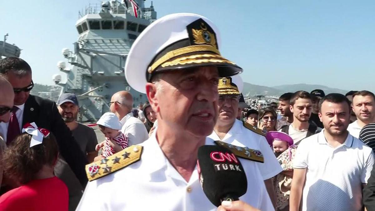 Deniz Kuvvetleri Komutanı Tatlıoğlu, CNN TÜRK'te: Milli uçak gemisi için tarih verdi haber görseli
