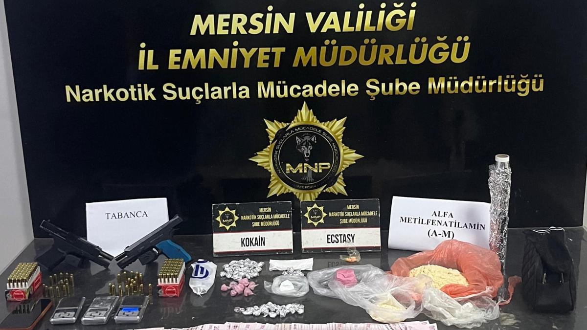 Mersinde uyuşturucu operasyonu: 2 tutuklama
