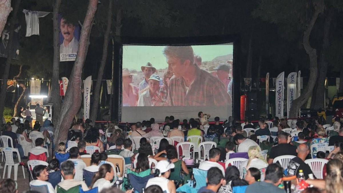 Açık havada film keyfi