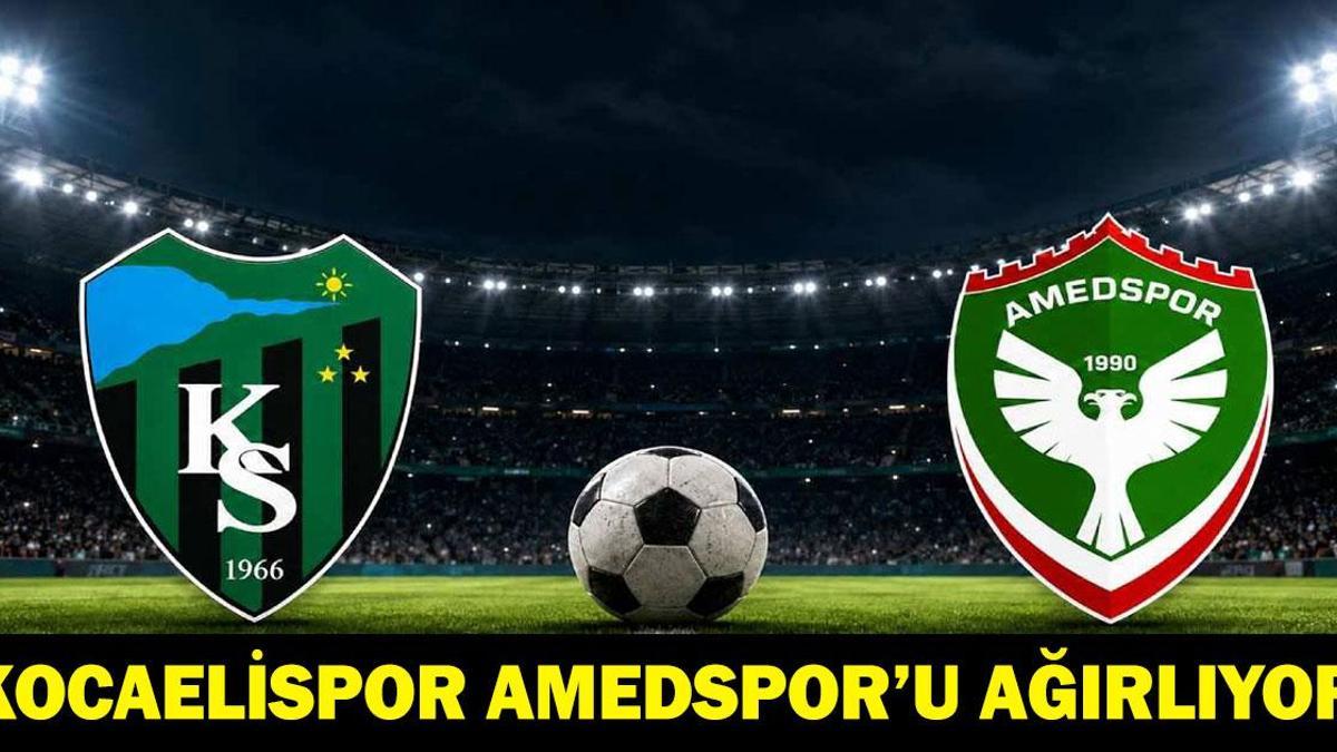 KOCAELİSPOR AMEDSPOR CANLI İZLE: Süper Lig Kocaelispor Amedspor Maçı Hangi Kanalda, Saat Kaçta? Maç Şifresiz Mi, Nereden İzlenir? İşte Maç Kadrosu
