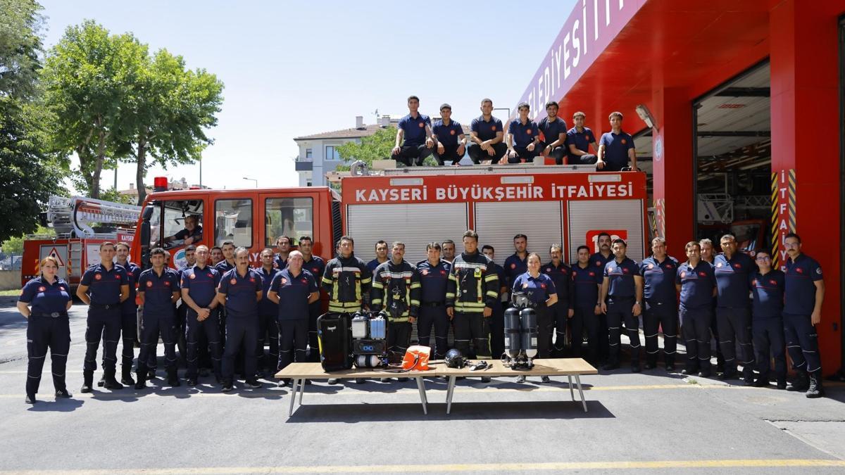Kayseri İtfaiyesinin teknolojik ve teknik kapasitesi güçleniyor